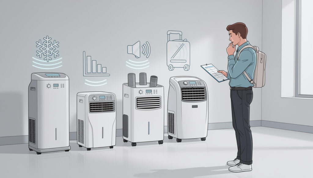 découvrez nos conseils pratiques pour bien choisir votre climatiseur mobile adapté à vos besoins et profiter d'un air frais tout l'été.