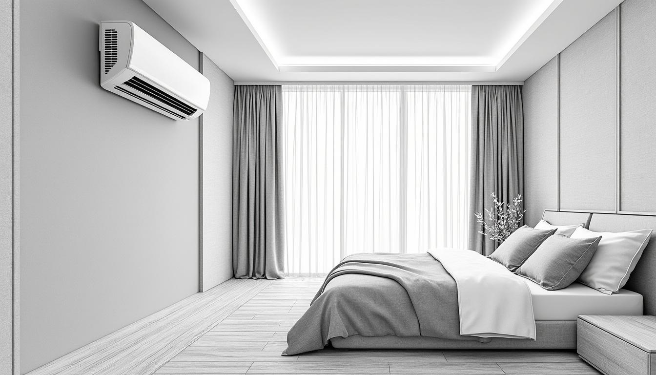 Climatiseur mobile silencieux pour chambre