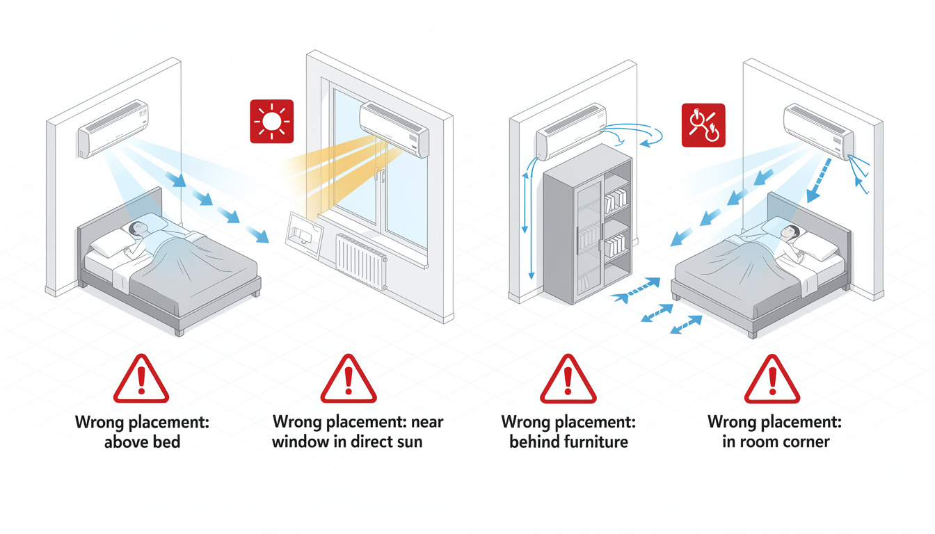 découvrez les meilleurs emplacements pour installer un climatiseur dans une pièce afin d'optimiser son efficacité et votre confort.